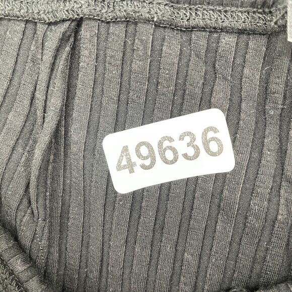 EILEEN FISHER Pants S Small Tencel Blend Stretch Ribbed Pull On Black USA - Picture 15 of 15